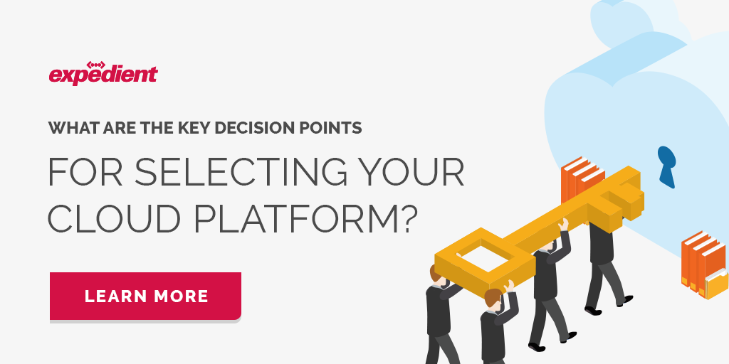 What are the key decision points for selecting your cloud computing platform?