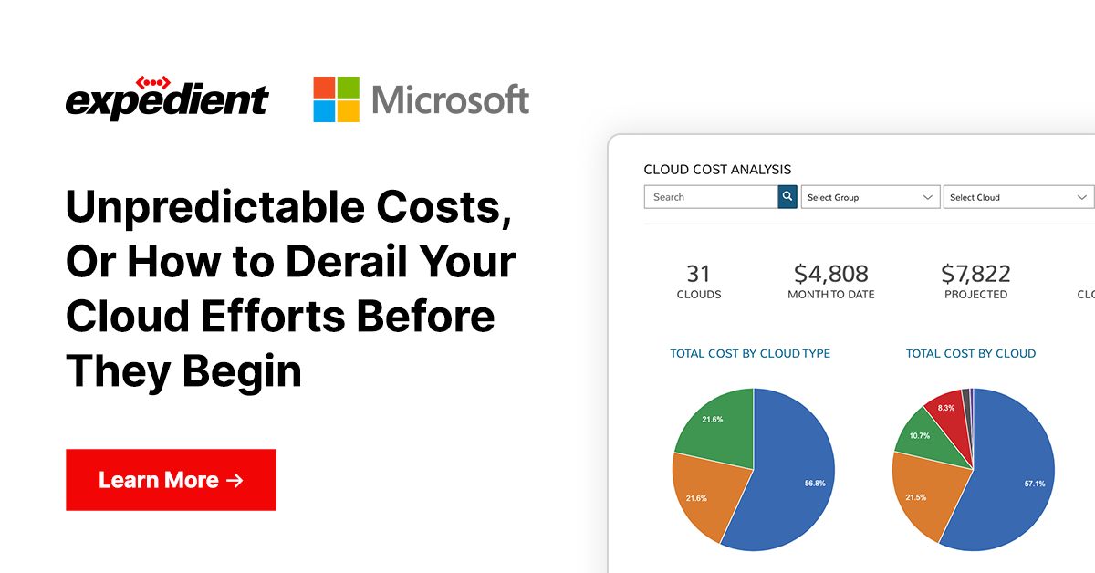 Unpredictable Costs, Or How to Derail Your Cloud Efforts Before They Begin